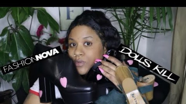 'Shoe Haul| Variety| Dollskill, Fashion nova and Nordstrom#Shoehaul #Dollskill #fashionnova'