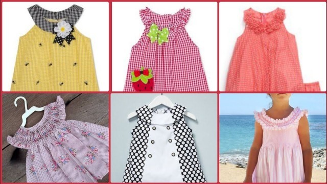 'Cotton summer stylish baby- little Girl Frocks and dresses designes'