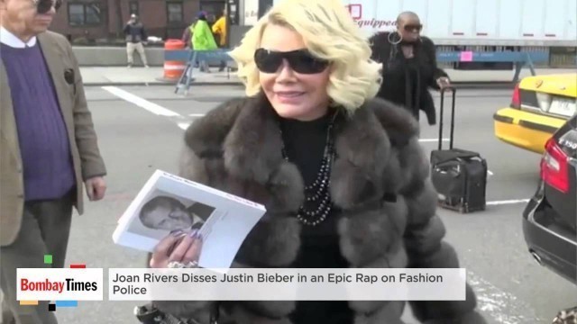 'Joan Rivers Disses Justin Bieber In An Epic Rap On Fashion Police - TOI'