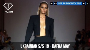 'Ukrainian Fashion Week Spring/Summer 2019 - Dafna May | FashionTV | FTV'