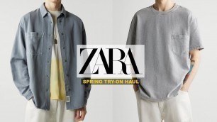 'Huge ZARA Spring 2021 Try-On Haul | Men\'s Fashion'