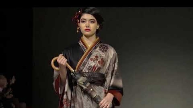 'Baroque Japanesque Vancouver Fashion Week VOGUE Ready to wear Japanese traditional Kimono Streetwear'