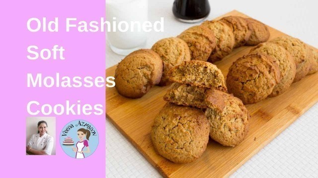 'Old Fashion Soft Molasses cookies - Best Molasses Cookies Recipe'