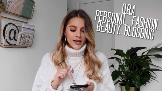 'Q&A - Personal, Fashion, Beauty & Blogging | Fashion Influx'