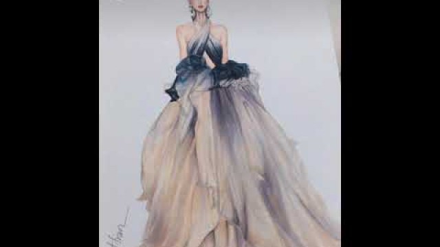 '#Fashion designing sketches'