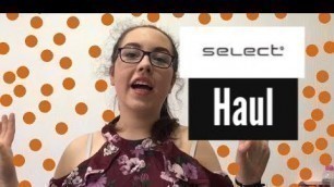 'Select clothing haul/ try-on haul 2018'