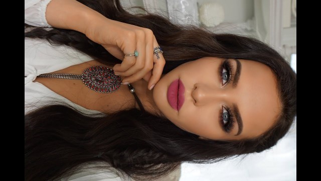 'BOHO CHIC Makeup & Hair Tutorial | Carli Bybel'