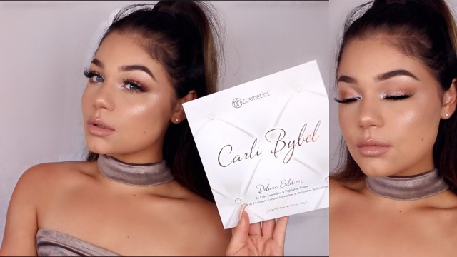 'CARLI BYBEL DELUXE EDITION PALETTE | GET READY WITH ME | Blissfulbrii'