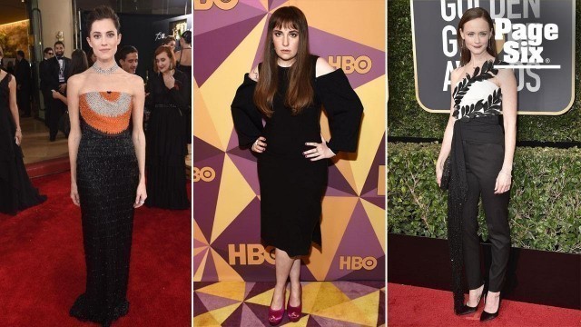 'Lena Dunham led the pack of Golden Globes fashion fails | Page Six'