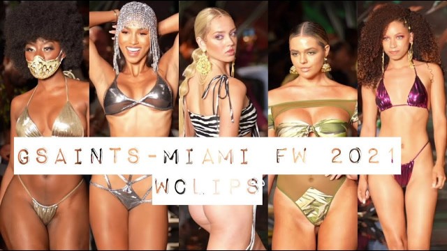 '101| Vertical Full Screen 4K View - Lingerie Fashion Show |  GSaints - Miami Swim Week 2021 | 60Fps'