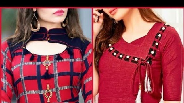 'Latest and beautiful neck designs 2021||Summer Neck design Ideas||Fashion beauty 786'