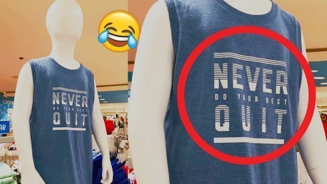 'Funny Clothing Design Fails'