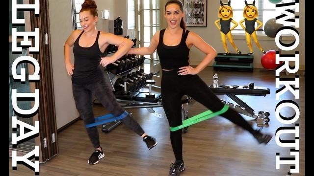 'WORK OUT WITH ME! LEG DAY | Carli Bybel'