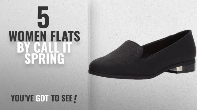 'Top 5 Call It Spring Women Flats [2018]: Call It Spring Women\'s Agrecien Ballet Flat, Black'