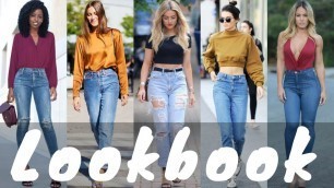 'Latest High Waisted Jeans Outfit Ideas for Spring 2018 Lookbook'