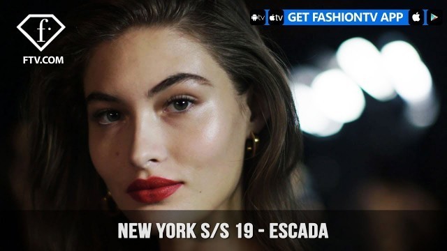 'New York Fashion Week Spring/Summer 2019 - Escada | FashionTV | FTV'