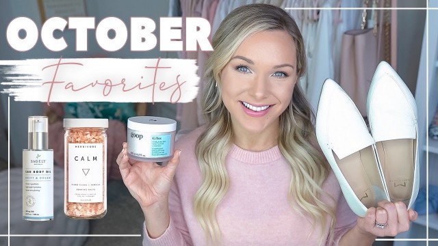 'OCTOBER FAVORITES | Fashion, Beauty, Wellness, + Books! 2019'