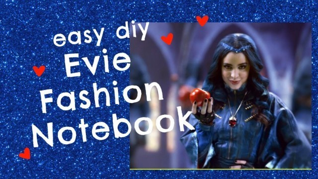 'Descendants 3 Evie Fashion Book Disney World Notes Drawings Halloween costume Cosplay DIY TeamMould'