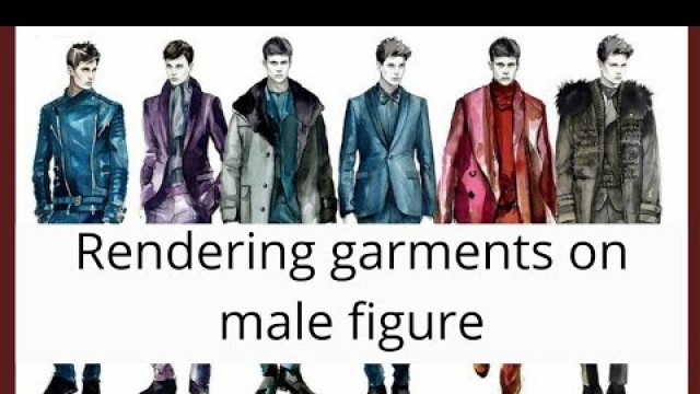 'Rendering garments on male figure #shorts #fashion #youtube'