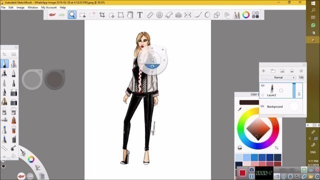 'How to Clean Up Your Traditional Drawings background in autodesk sketch book'