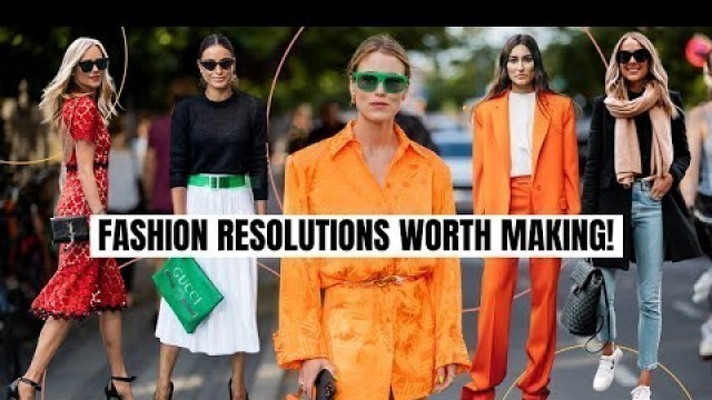 '22 Fashion Resolutions for 2022 | The Style Insider'