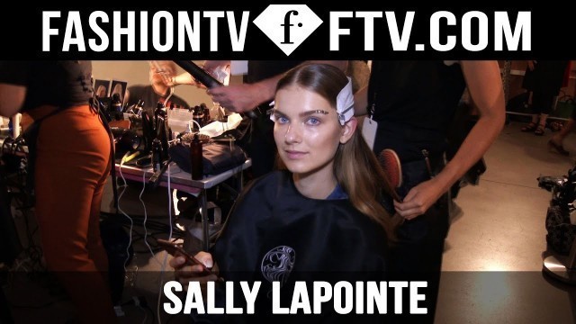 'Sally Lapointe Spring 2016 Makeup New York Fashion Week | NYFW | FTV.com'