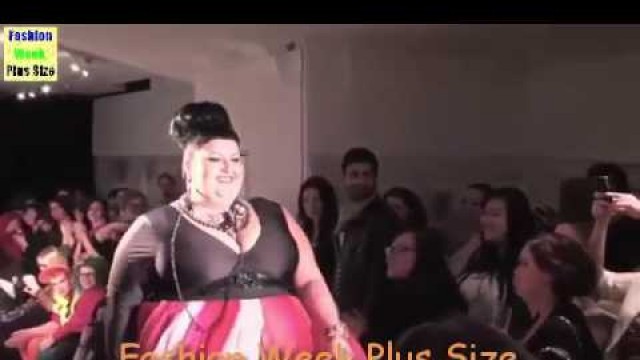 'Fashion Week Plus Size 2017  - Large Size Womens Fashion Show'