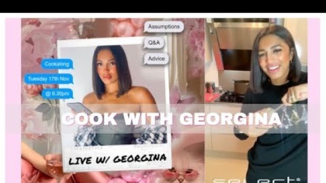 'COOK WITH GEORGINA ELLIOT!  | SELECT FASHION'