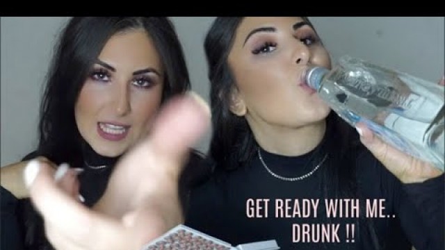 'GET READY WITH ME..DRUNK!! CARLI BYBEL PALETTE'