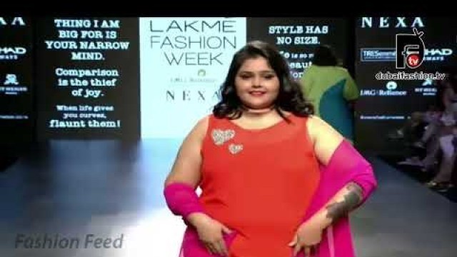 'ALL Plus Size   Fall Winter 2017 18   Lakme Fashion Week'