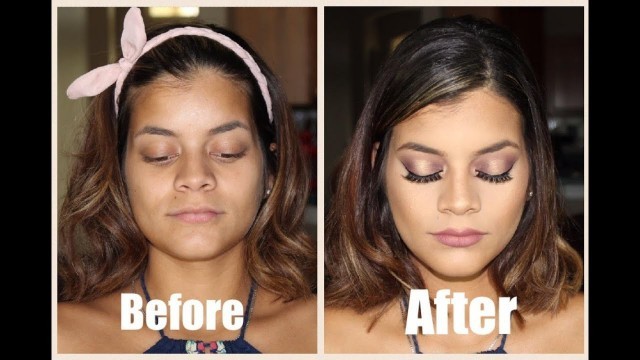 'Before and After Makeup Transformation Tutorial l Ft Carli Bybel Palette l GlamWithSiSi'