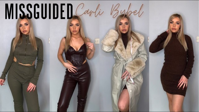 'CARLI BYBEL X MISSGUIDED TRY ON HAUL AND REVIEW'