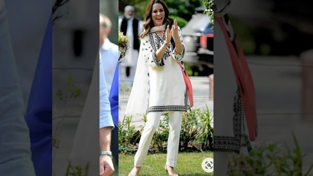 'katemiddleton princewilliam|visit Pakistan| Kate in eastern style| wear qameez shalwar'