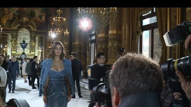 'Balmain - Women\'s ready to wear show Spring/Summer 2018 in Paris (with interviews)'