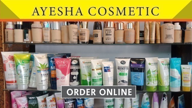 'Best Cosmetic Shop | Ayesha Cosmetic Shop | Fashion Beauty Shop | Best Cheap Price of Jewelry Watch'