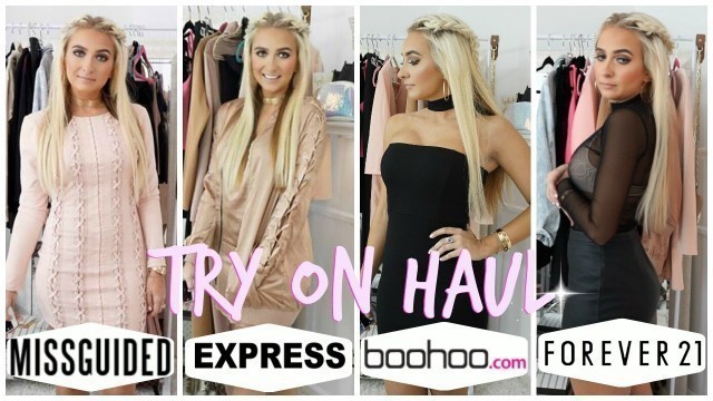 'TRY ON HAUL |  Carli Bybel X Missguided , Boohoo, Express, Forever 21, Anself'