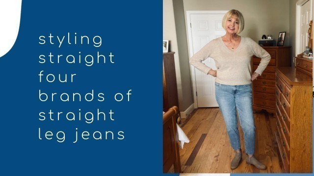 'Styling Straight Leg Jeans January 2022 *Fashion Over 60*'