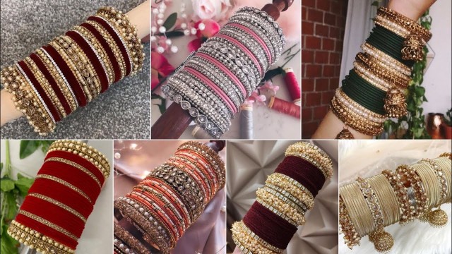 'Charming And Beautiful Bridal Bangles Set Designs Collection 2021 | Alizay Fashion Beauty |'