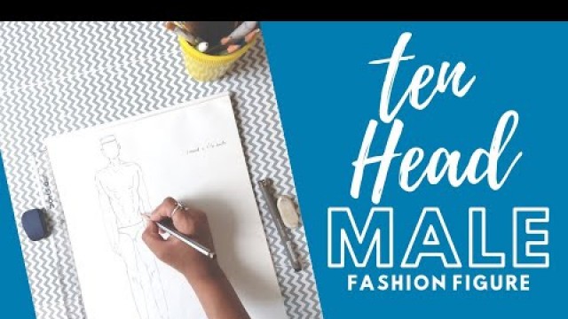 'How to Draw Male Fashion Figure | Step by Step | Sonal Jain'