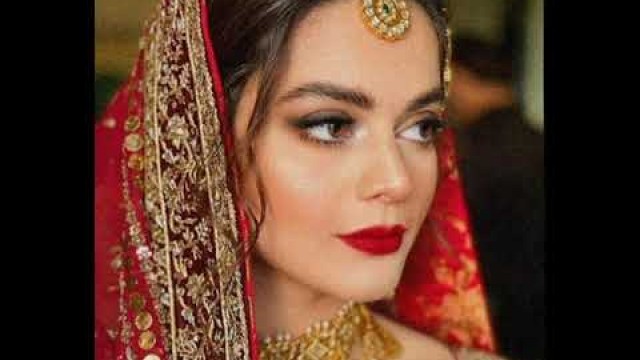 'Minal Khan Wedding/Minal Khan Barat & Rukhsati Pictures/@KZ Fashion Beauty'