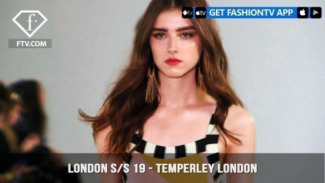 'Temperley London at London Fashion Week Spring/Summer 2019 | FashionTV | FTV'