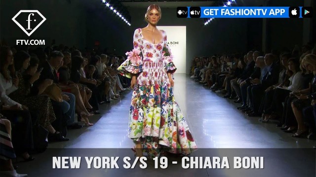 'New York Fashion Week Spring/Summer 2019 - Chiara Boni | FashionTV | FTV'