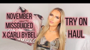 'MISSGUIDED TRY ON HAUL - CARLI BYBEL X MISSGUIDED | shivonmakeupbiz'