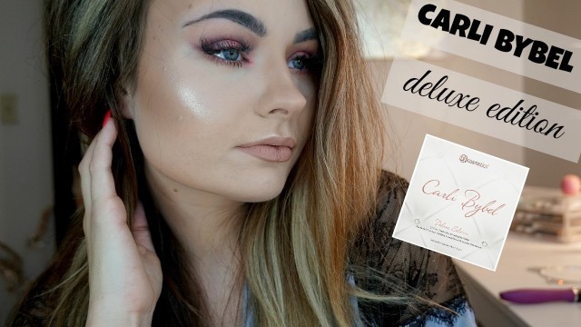 'Carli Bybel Deluxe Edition Palette Make up Tutorial | Katie Hain'