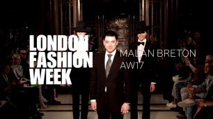 'LFW AW17 - MALAN BRETON - 18 Feb 2017 - CATWALK'