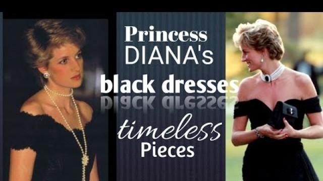 'Princess Diana\'s Black Dresses 