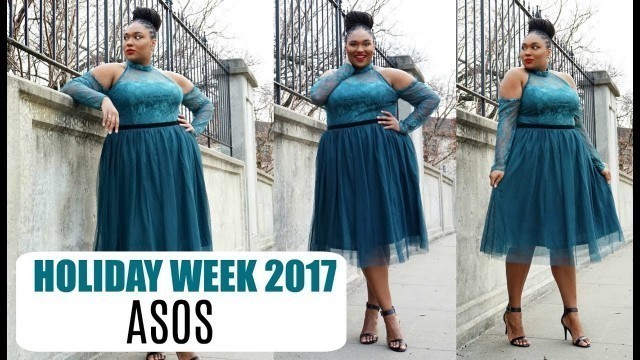 'Plus Size Holiday Outfit Ideas | ASOS Curve | Holiday Week 2017'