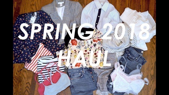 'HUGE Clothing Haul | Gap, H&M, UNIQLO Spring 2018'