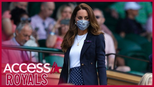 'Kate Middleton Looks Chic At Wimbledon'