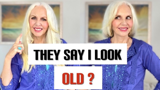 'IS LONG HAIR OVER 50 AGEING ?#longhair #grayhair#over50fashion'